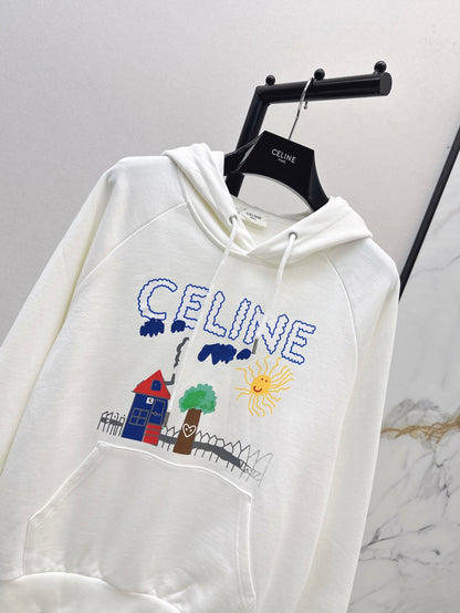 Celi 25fw printed hoodie