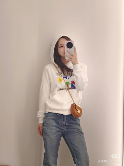 Celi 25fw printed hoodie