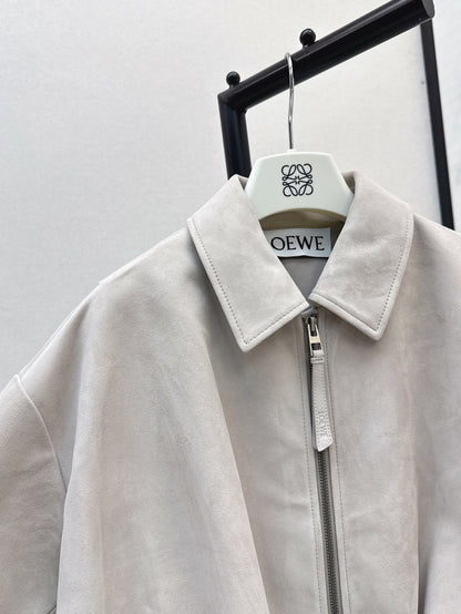 Loe 25fw suede jacket