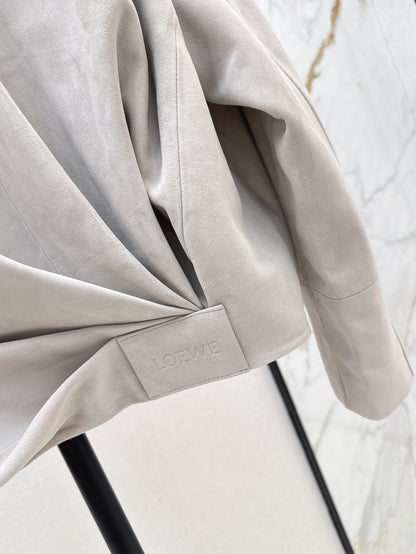 Loe 25fw suede jacket