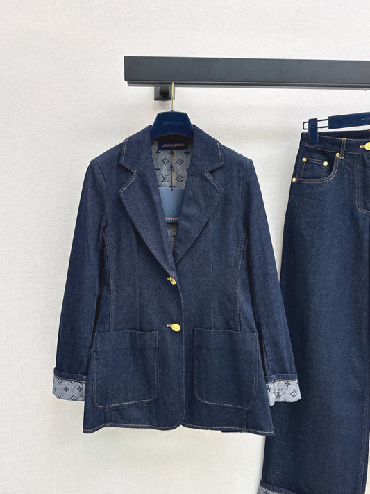 Louis 25fw denim blazer