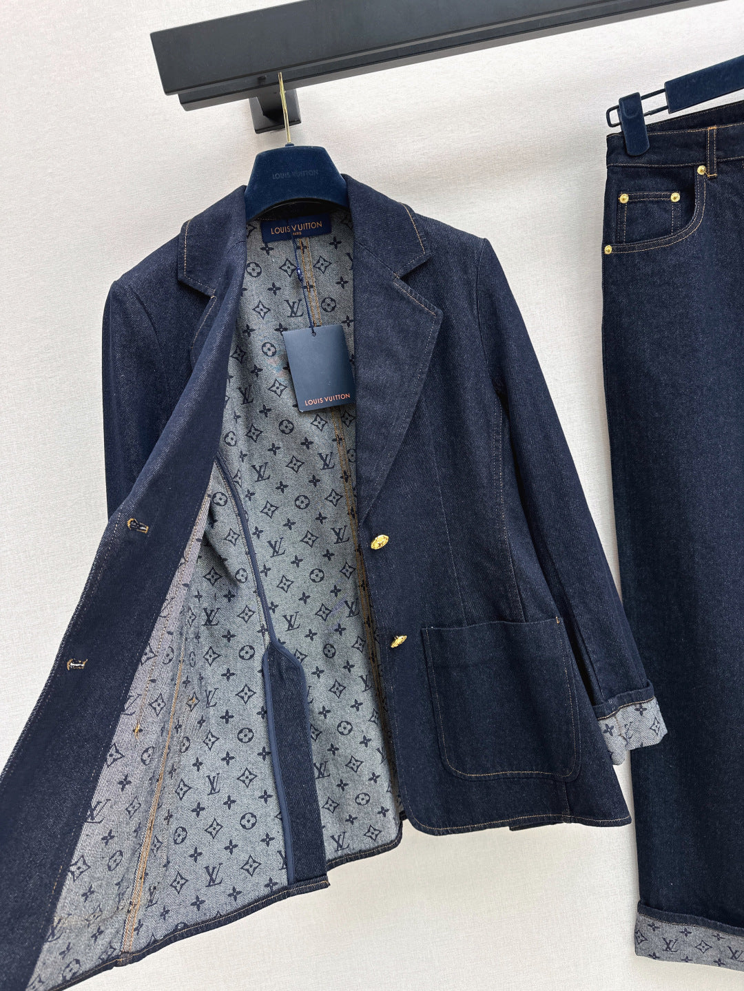 Louis 25fw denim blazer