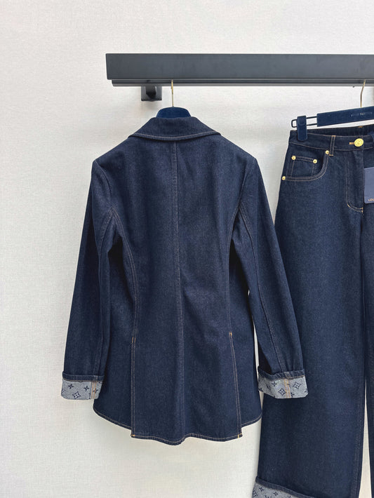 Louis 25fw denim blazer