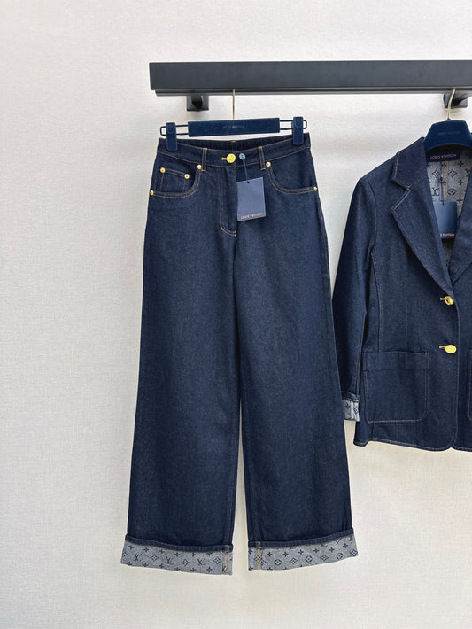 Louis 25fw jacquard jeans