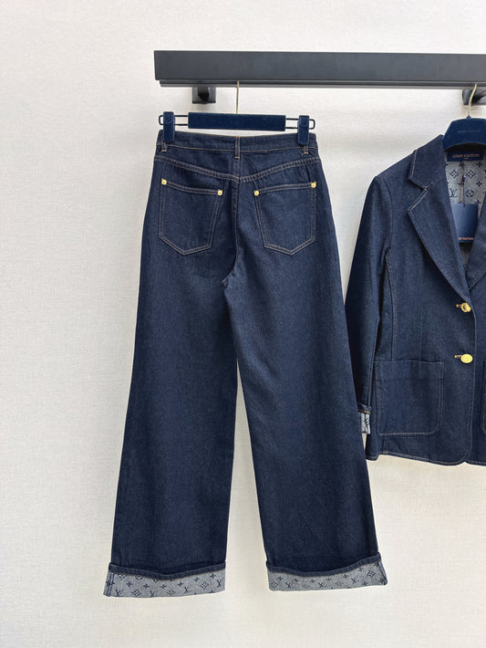 Louis 25fw jacquard jeans