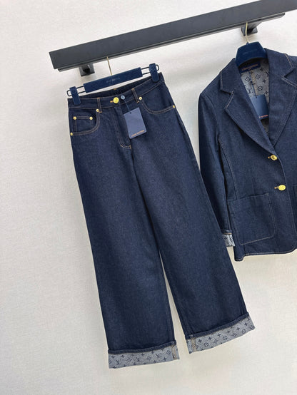 Louis 25fw jacquard jeans