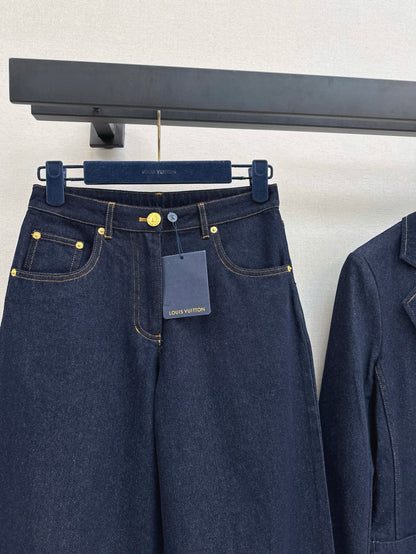 Louis 25fw jacquard jeans