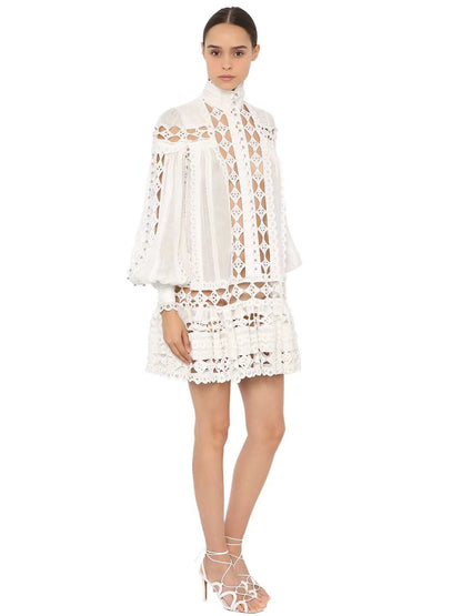 Zimm 25ss embroidered dress