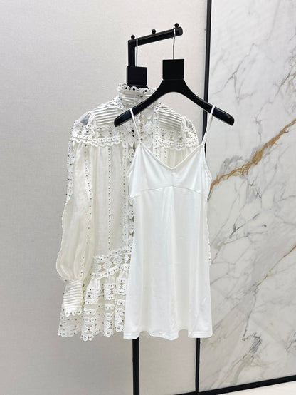 Zimm 25ss embroidered dress