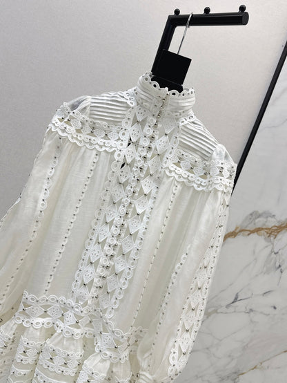 Zimm 25ss embroidered dress