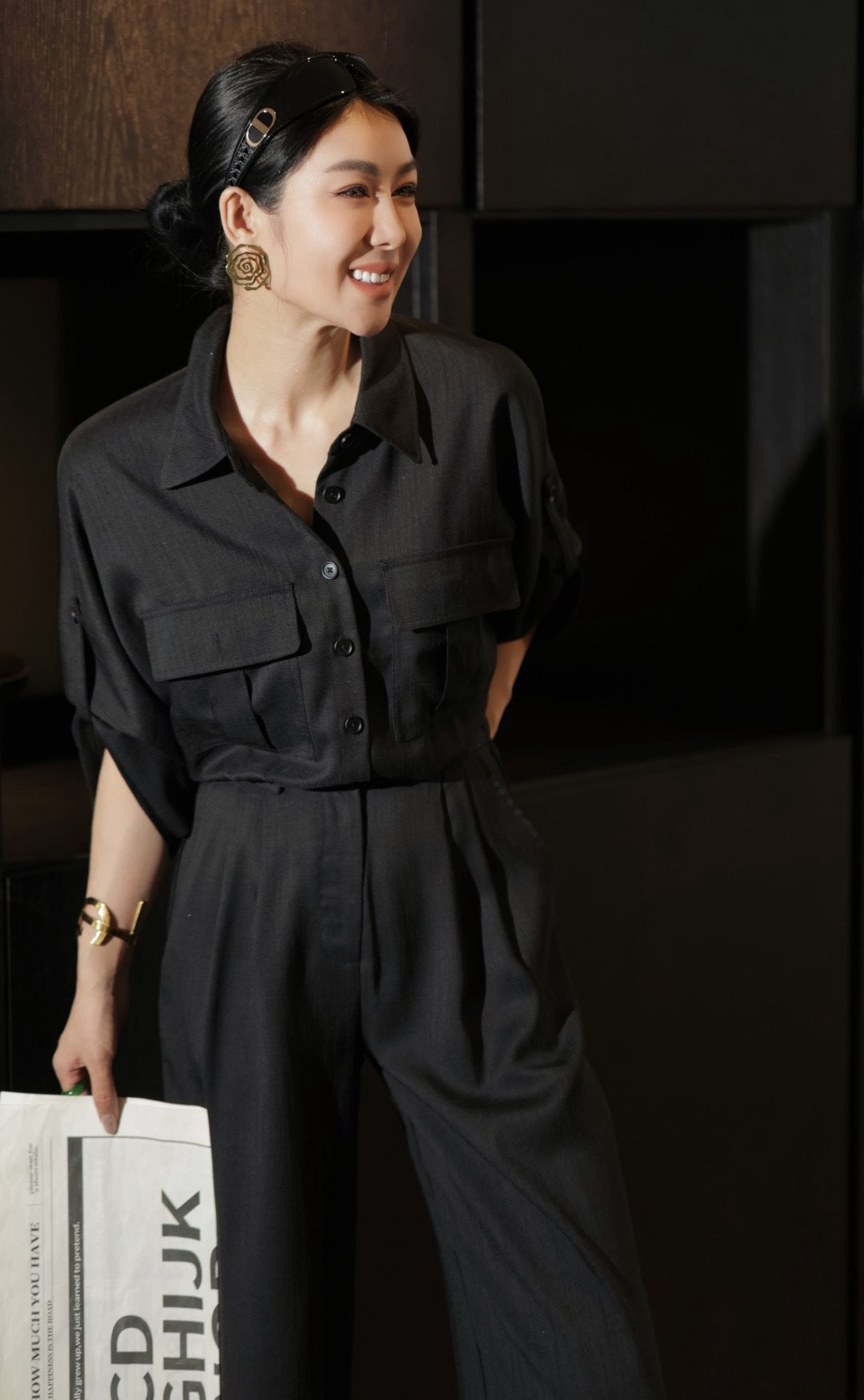 Loro 25fw jumpsuit