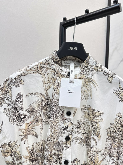 CD 25fw printed dress