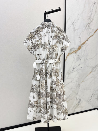 CD 25fw printed dress