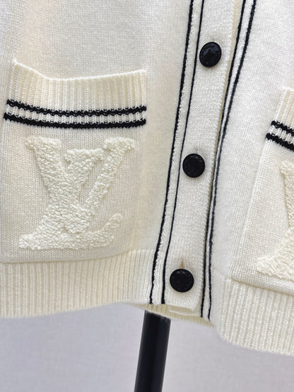 Louis 25fw knitted cashmere cardigan