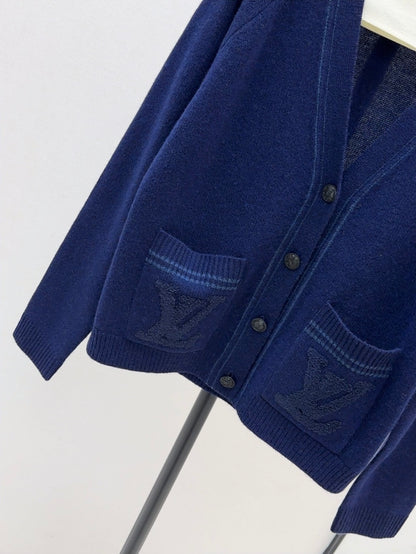 Louis 25fw knitted cashmere cardigan