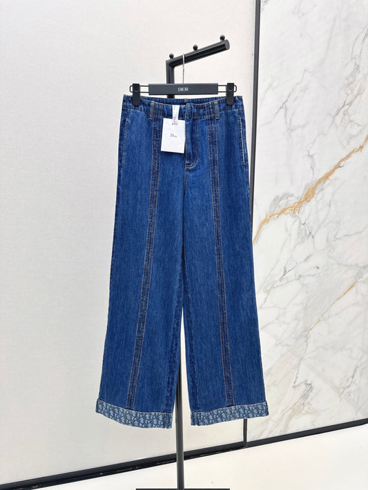 CD 25fw jacquard jeans