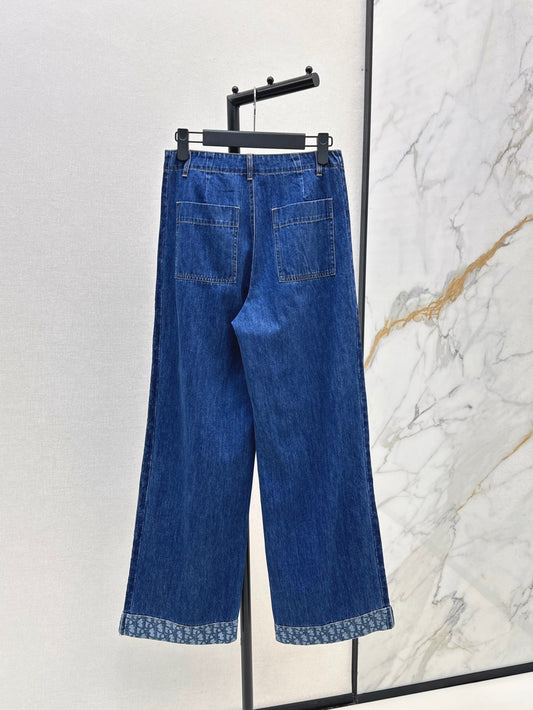 CD 25fw jacquard jeans