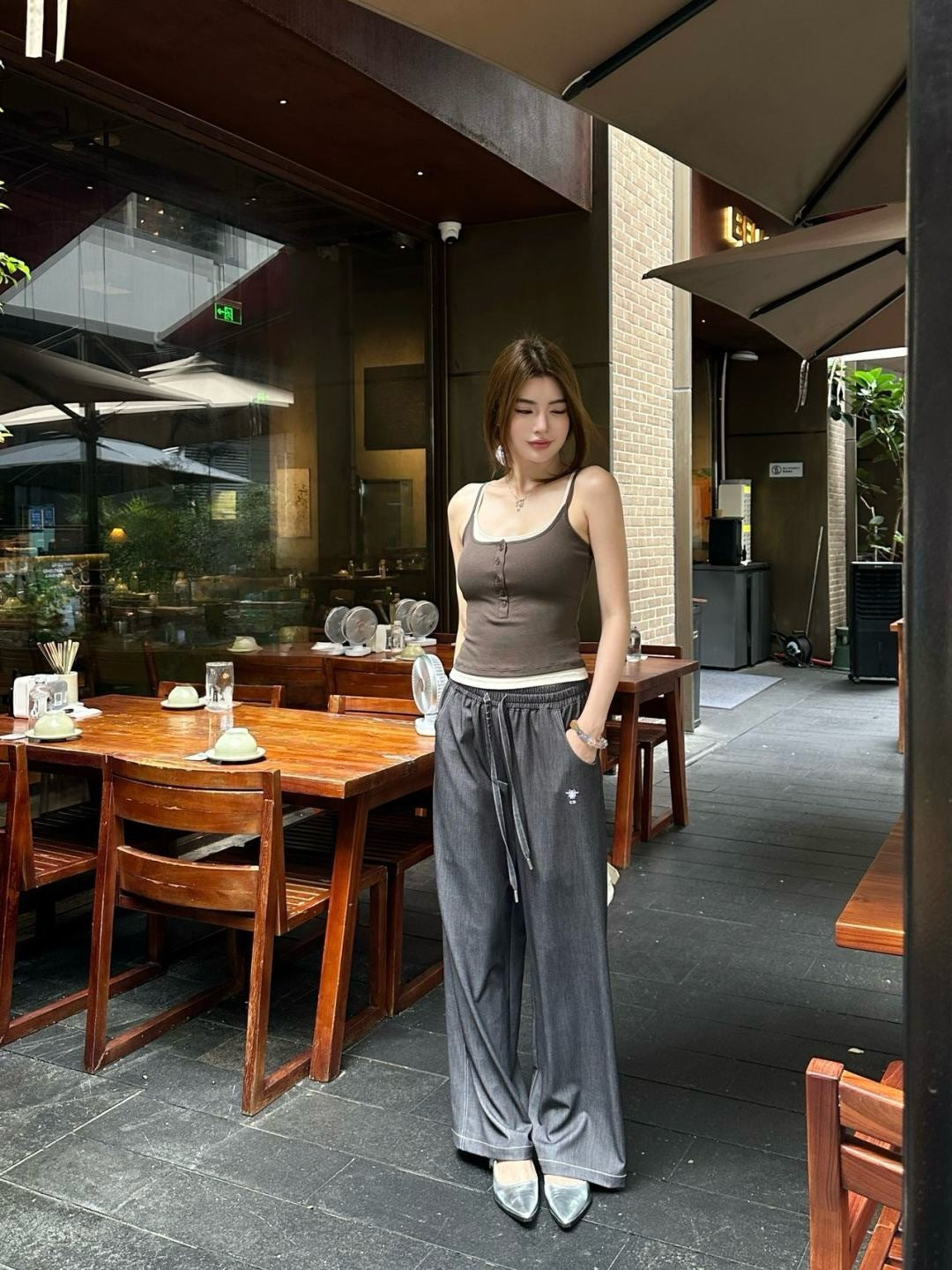 CD 25fw drawstring pants