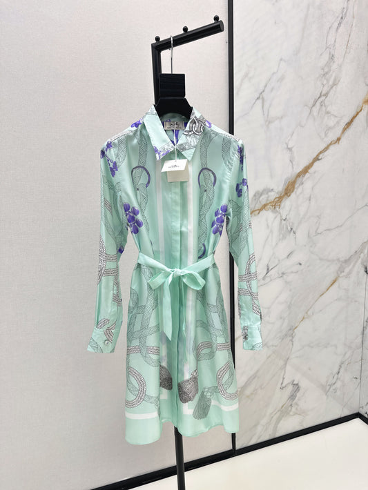 Herm 25ss silk dress