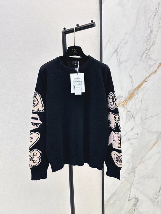 Chan 25fw jacquard sweater