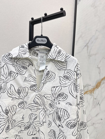 Max 25fw printed shirt