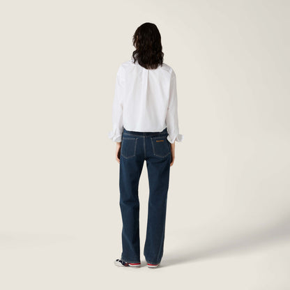 Miu 25fw embroidered shirt