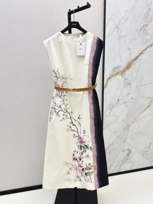 CD 25ss printed dress