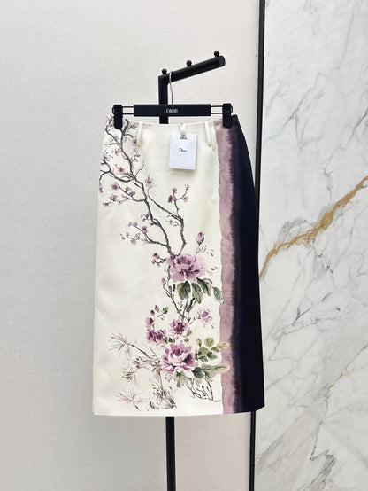 CD 25ss printed skirt