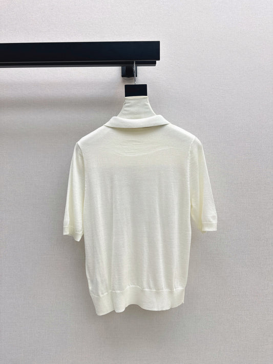 CD 25fw scarf knitted shirt