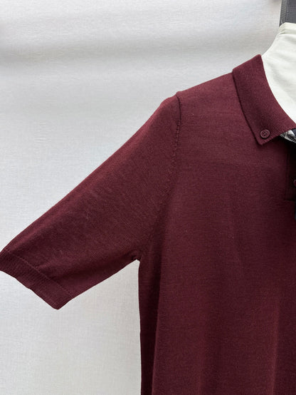 CD 25fw scarf knitted shirt