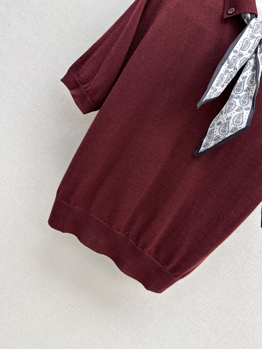 CD 25fw scarf knitted shirt