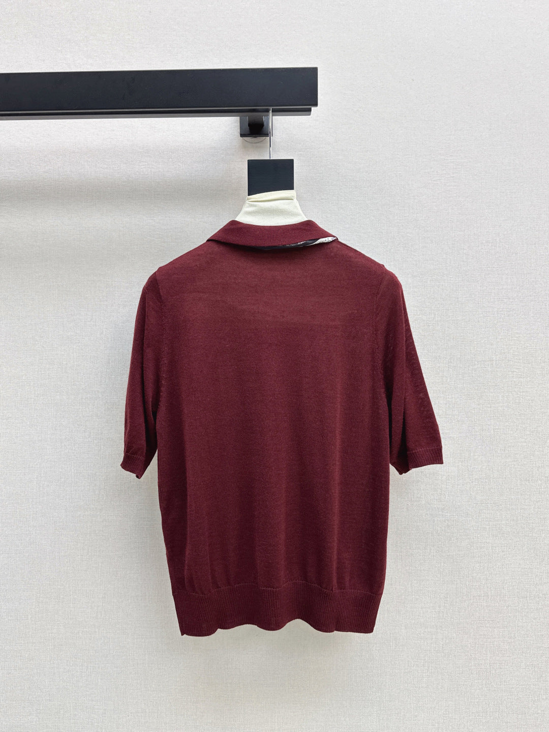 CD 25fw scarf knitted shirt