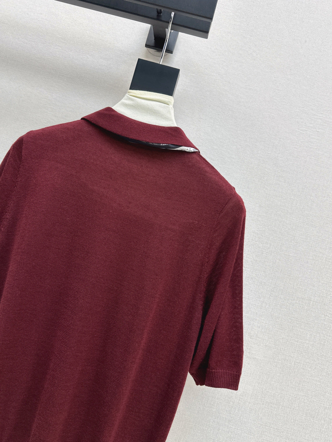 CD 25fw scarf knitted shirt