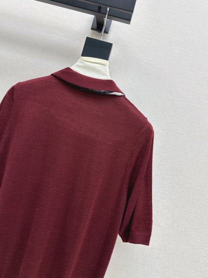 CD 25fw scarf knitted shirt