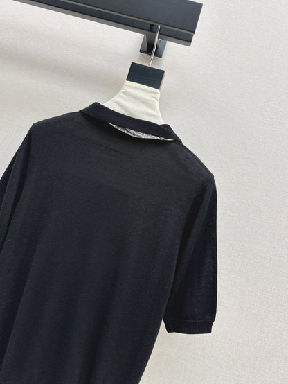CD 25fw scarf knitted shirt