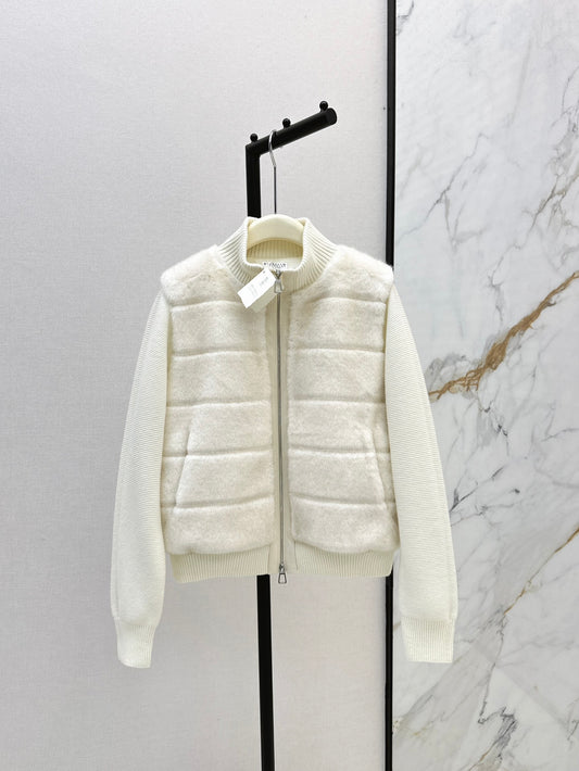 Loro 25fw knitted down jacket
