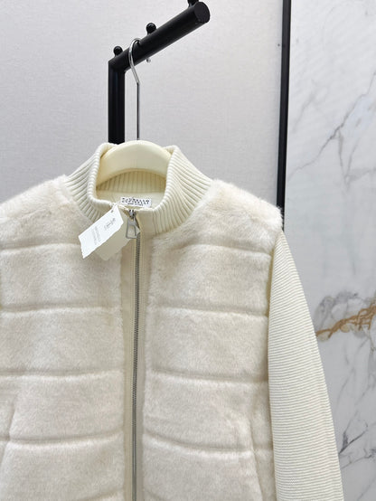 Loro 25fw knitted down jacket