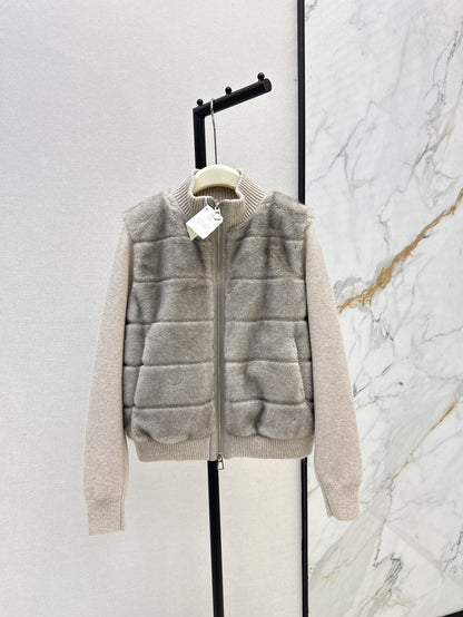 Loro 25fw knitted down jacket