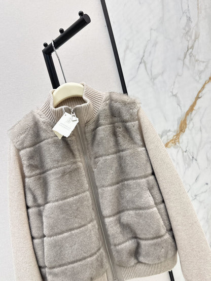 Loro 25fw knitted down jacket