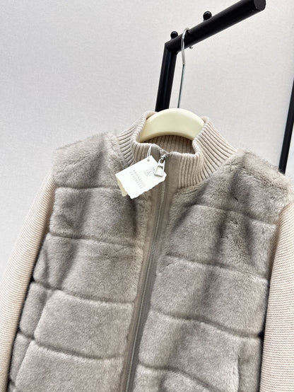 Loro 25fw knitted down jacket