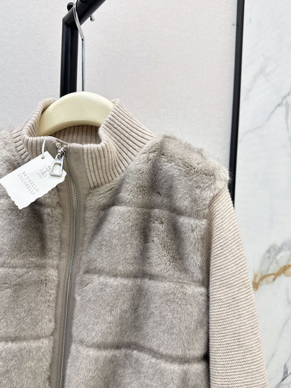Loro 25fw knitted down jacket
