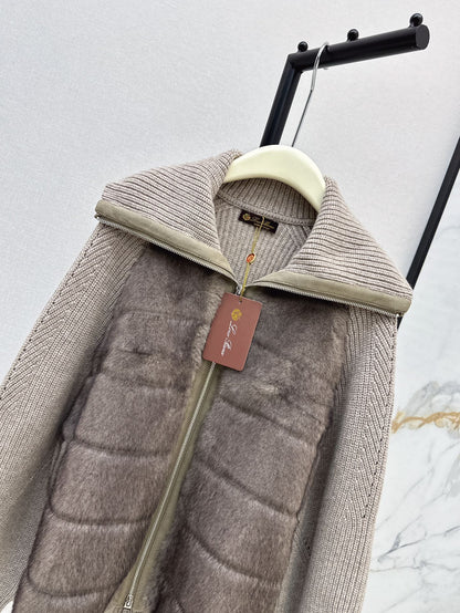 Loro 25fw knitted down jacket
