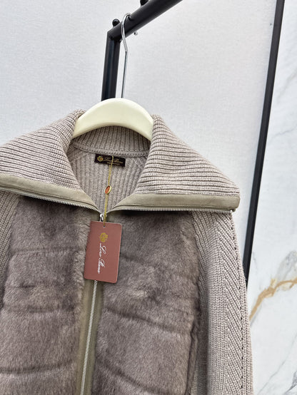 Loro 25fw knitted down jacket