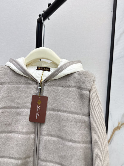 Loro 25fw knitted down jacket