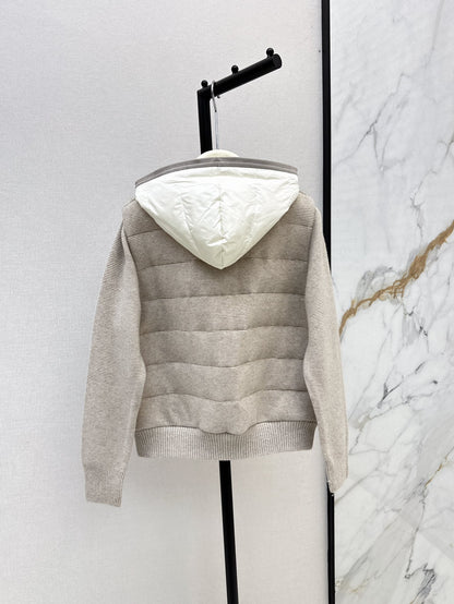 Loro 25fw knitted down jacket