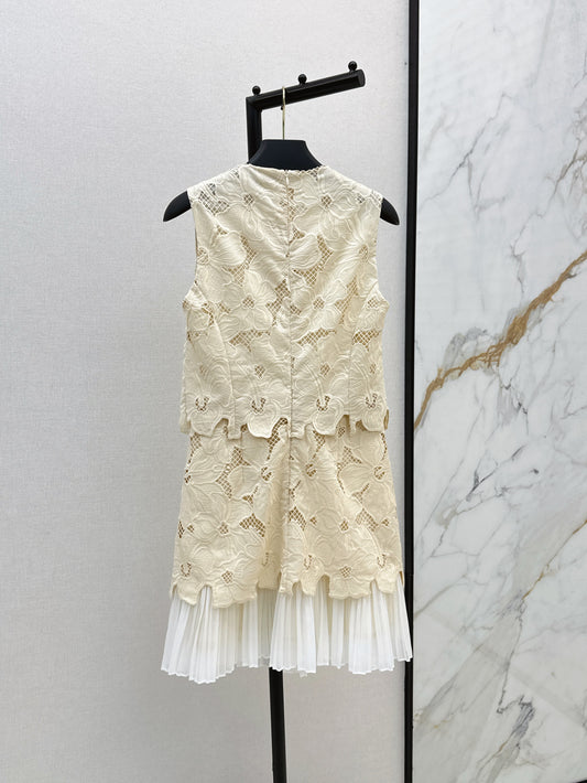 Valen 25ss embroidered dress