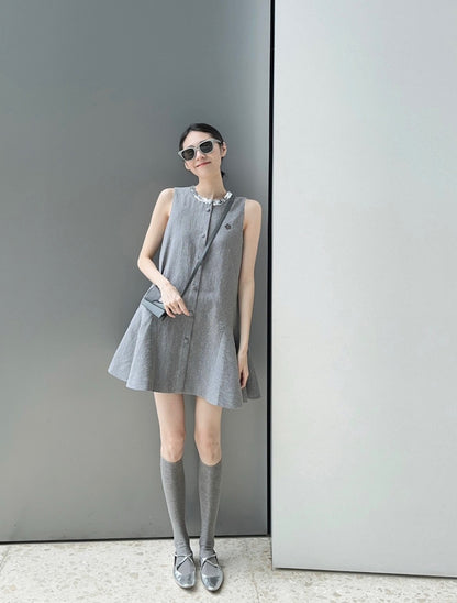 Miu 25ss embroidered dress