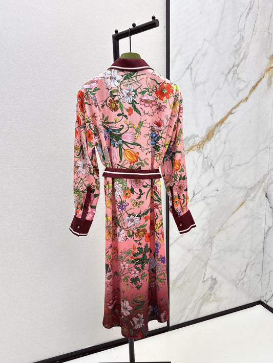 Guc 25fw printed dress