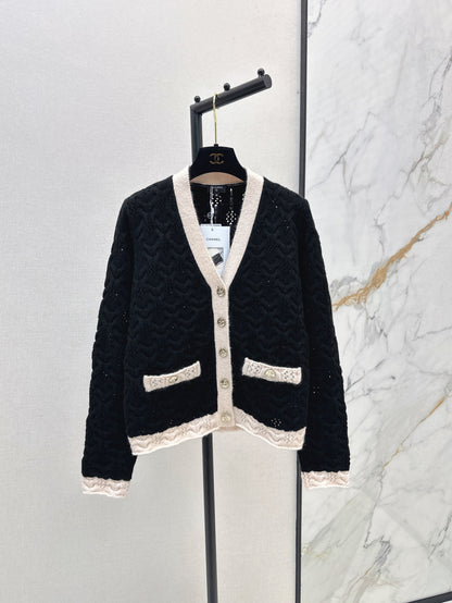 Chan25fw knitted cardigan