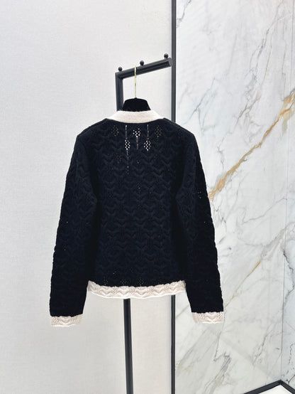Chan25fw knitted cardigan